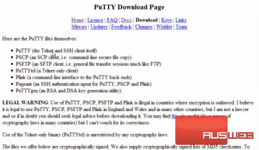 putty exe download